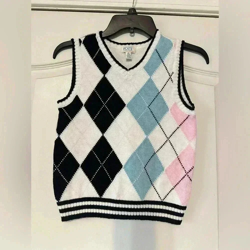 Children’s Place multi color sweater vest.